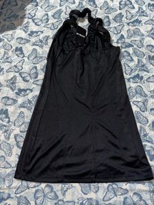 Chic Black Mini Slip Dress
