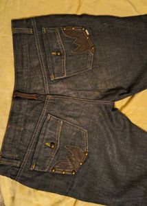 charcol black grey Denim bootcut jeans