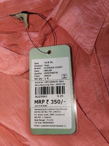 Peach Casual Shirt