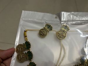 🆕 Green Jewellery Set