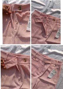 (Zara Copy) Pink crop Blazer jacket With Long Pant