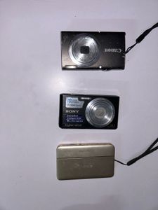 Sony Cyber-shot &amp; Canon Camera Vintage