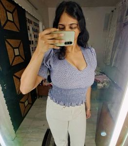 Cute Polka Dot Crop Top