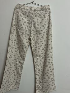 Floral Print Jeans