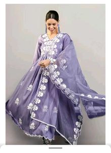 Elegant Purple Kurta Set