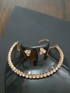 Rose Gold Choker Set