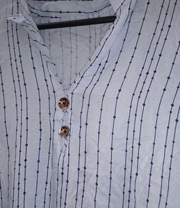Blue Casual Kurti