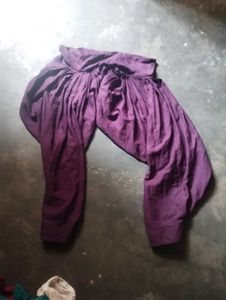 Purple Embellished salwar suit