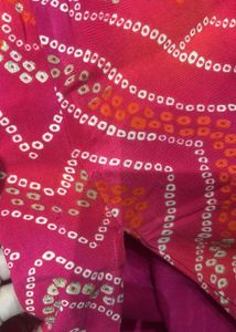 Bandhni Pink Suit Set