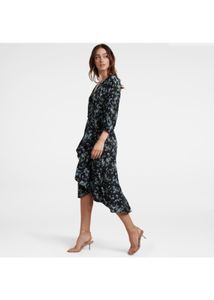 Forever New MAYA FRILL WRAPMIDI DRESS
