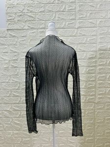 Black Sparkle Knit Top