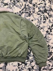 ZARA Olive Green Bomber Jacket