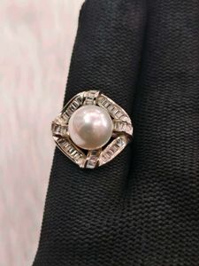Pearl Ring 925 Sterling Silver