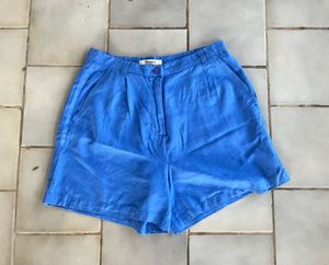 Blue Casual Shorts