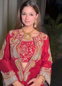 Red Embroidered Suit