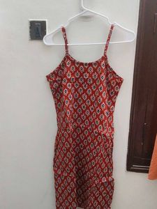 Red Print kurti