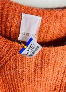 Woollen Crop Sweater For Women