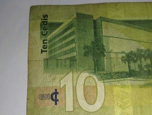 Ghana 10 Ceidi Currency Numismatic