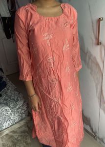 Elegant Embroidered Kurta