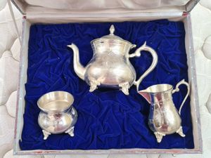 Antique German Silver Tea Set