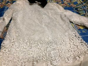 Pretty While Lace Dress