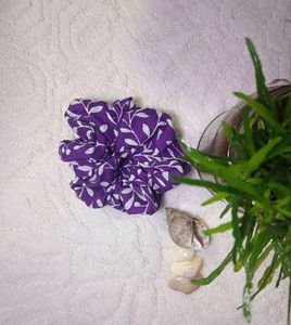 Purple Scrunchie