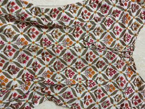 Jaipuri Print Short Kurti