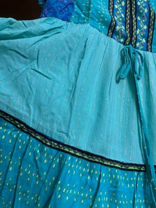 Boho Turquoise Chic kurta Dress