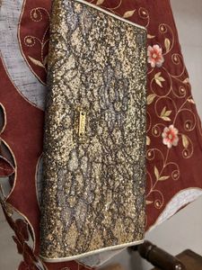golden clutch with chain