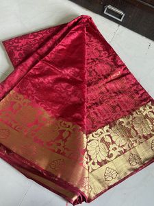 Beautiful Red Coloured Saree❤️