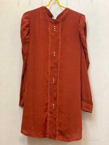Elegant Rust Dress