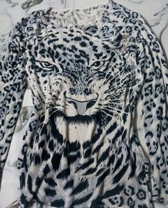Y2k Animal Print Top