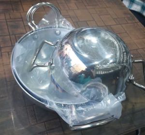 New  Unique Design Aluminum Kadai.