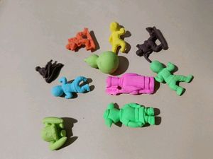 Cartoons Erasers Best For Erasing Things And Playi