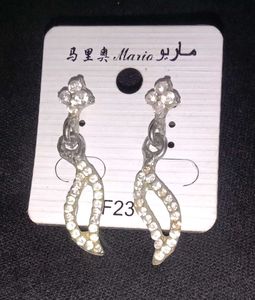 Dangling Rhinestone Earrings