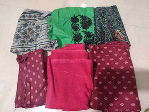 Cut Piece Of Dress Material Suit Combo