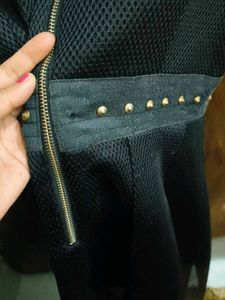 Gold &amp; Black Party Dress