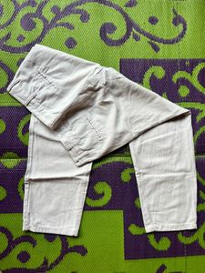 Beige Pants linen