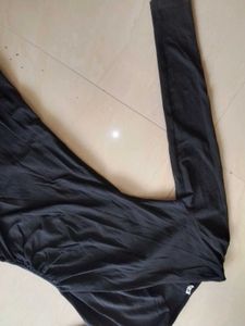 Elegant Black Wrap Bodycon Mini Dress