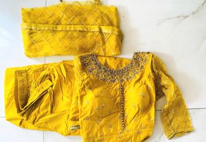Mustard Yellow Colour Dress