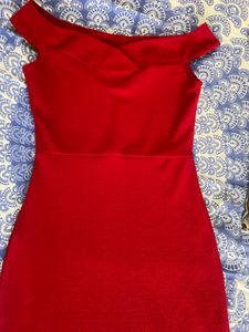 Sale !!!Athena Red Off Shoulder Dress