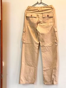 Beige Cargo Pants