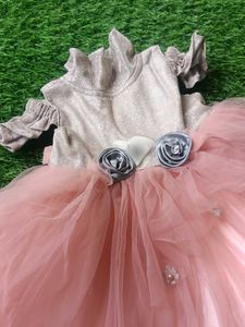 Elegant Pink Tulle Dress