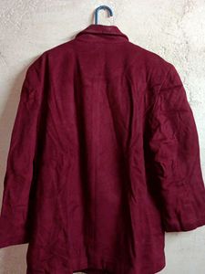Vintage Burgundy Blazer