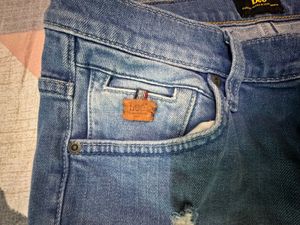 Lee Distressed Denim Jeans
