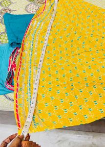 maternity dress in yellow blue colour