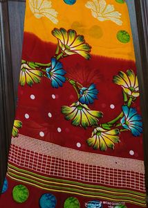 Red And Yellow Saree