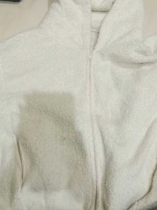 Denim Jeans and cute fury jacket combo