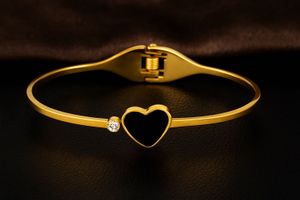 Heart Charm Bangle