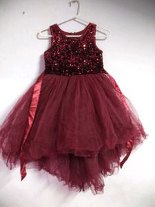 Party-Perfect Burgundy Dress